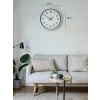 Zentime 36 Cm Beyaz Dekoratif Duvar Saati