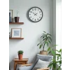 Zentime 36 Cm Gri Dekoratif Duvar Saati