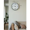 Zentime 36 Cm Krem Dekoratif Duvar Saati