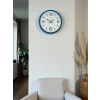 Zentime 36 Cm Mavi Dekoratid Duvar Saati