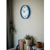 Zentime 36 Cm Mavi Dekoratif Duvar Saati