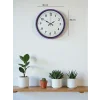 Zentime 36 Cm Mor Dekoratif Duvar Saati