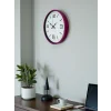 Zentime 36 Cm Pembe Dekoratif Duvar Saati