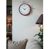 Zentime 36 Cm Pembe Dekoratif Duvar Saati