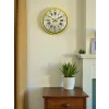Zentime 36 Cm Sarı Dekoratif Duvar Saati