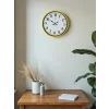 Zentime 36 Cm Sarı Dekoratif Duvar Saati