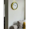Zentime 36 Cm Sarı Dekoratif Duvar Saati
