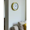 Zentime 36 Cm Sarı Dekoratif Duvar Saati
