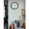 Zentime 36 Cm Siyah Dekoratif Duvar Saati