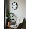 Zentime 36 Cm Siyah Dekoratif Duvar Saati