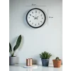 Zentime 36 Cm Siyah Dekoratif Duvar Saati