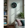 Zentime 36 Cm Turkuaz Dekoratif Duvar Saati