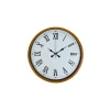 Zentime 36 Cm Turuncu Dekoratif Duvar Saati