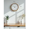 Zentime 36 Cm Turuncu Dekoratif Duvar Saati