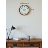Zentime 36 Cm Turuncu Dekoratif Duvar Saati