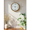 Zentime 36 Cm Turuncu Dekoratif Duvar Saati
