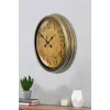 Zentime 40 Cm Eskitme Vintage Duvar Saati