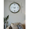 Zentime 40 Cm Eskitme Vintage Duvar Saati