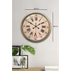 Zentime 40 Cm Eskitme Vintage Duvar Saati