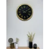 Zentime 40 Cm Gold Lüks Duvar Saati