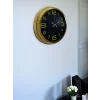 Zentime 40 Cm Gold Lüks Duvar Saati
