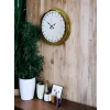 Zentime 40 Cm Gold Lüks Duvar Saati