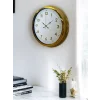 Zentime 40 Cm Gold Lüks Duvar Saati