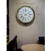 Zentime 40 Cm Gold Lüks Duvar Saati