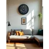 Zentime 40 Cm Siyah Şık Duvar Saati