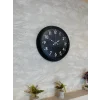 Zentime 40 Cm Siyah Şık Duvar Saati