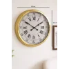 Zentime 60 Cm Gold Lüks Duvar Saati