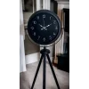 Zentime Sade Siyah Tripod Ayaklı Saat