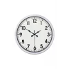 Zentime White Classic Modern 52 Cm Metal Duvar Saati