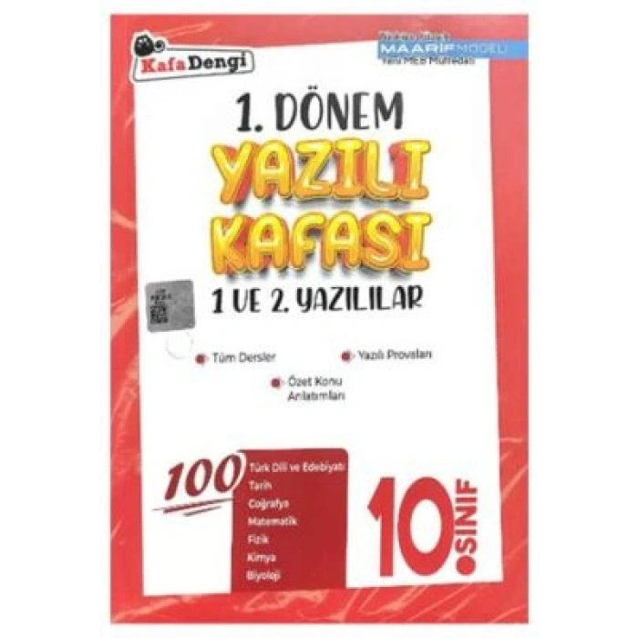 10.SINIF 1.DÖNEM YAZILI KAFASI / KAFADENGİ YAYINLARI