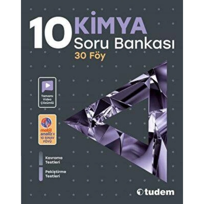 10. Sınıf Kimya Soru Bankası-Tudem Yayınları