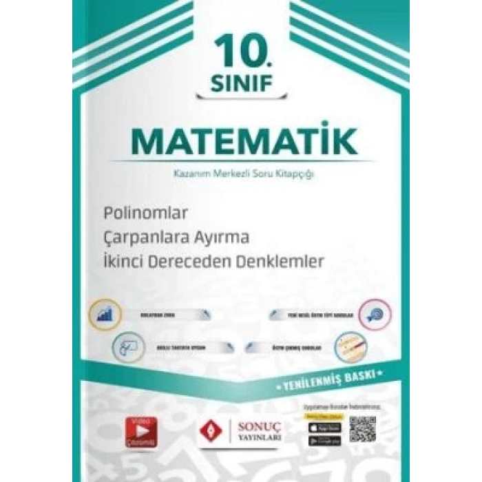 10. Sınıf Polinomlar-Çarpanlara Ayırma-2. Dereceden Denklemler-Sonuç Yayınları