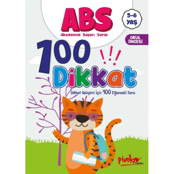 100 Dikkat 5-6 Yaş Akademik Başarı Serisi - Pinokyo Yayınları