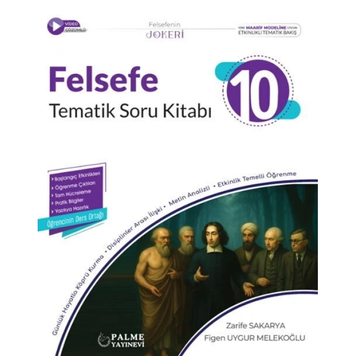 10.Sınıf Felsefe Soru Kitabı-Joker Tematik(İADESİZ)- Palme Yayınları