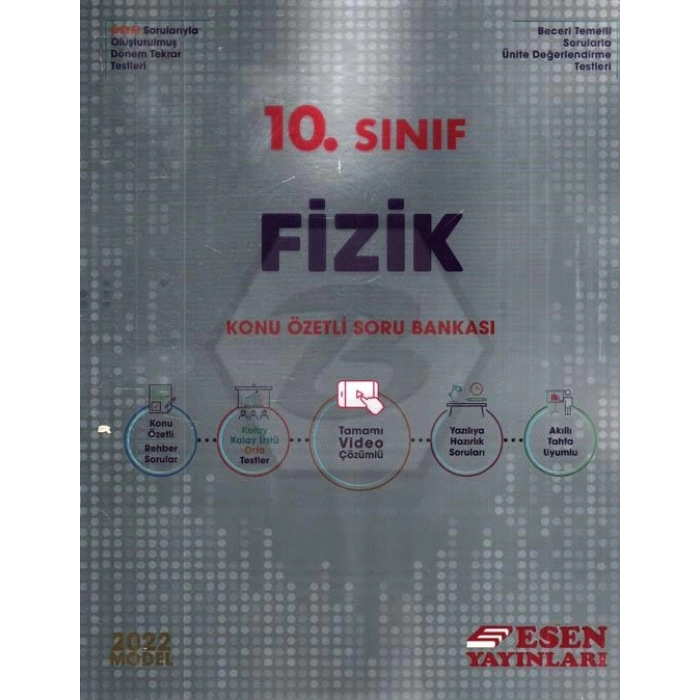 10.Sınıf Fizik Konu Özetli Soru Bankası - Esen Yayınları