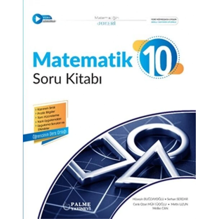 10.Sınıf Matematik Soru Bankası Joker (İADESİZ) - Palme Yayınları
