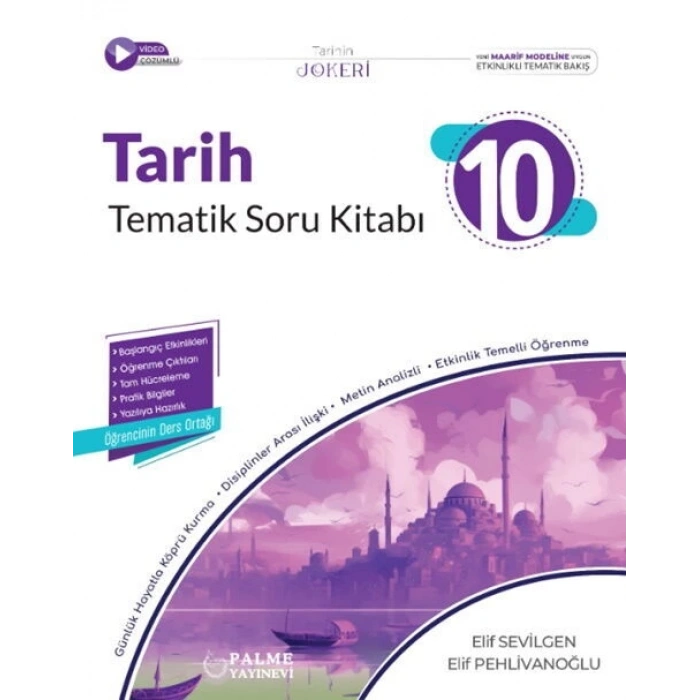 10.Sınıf Tarih Soru Bankası-Joker Tematik (İADESİZ)-Palme Yayınları