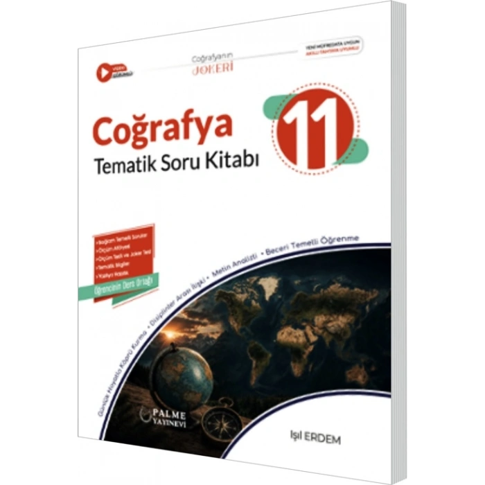 11.Sınıf Coğrafya Soru Bankası-Joker Tematik (İADESİZ)-Palme Yayınları