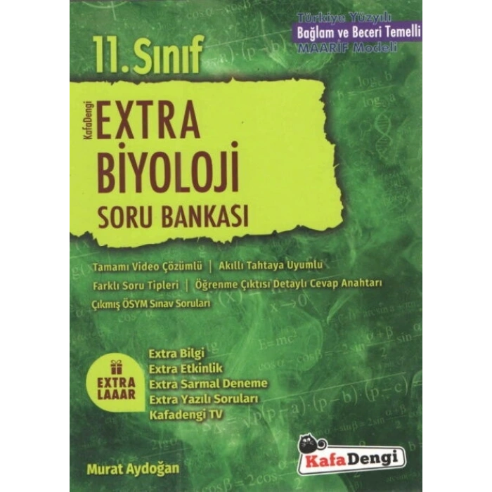11.SINIF EXTRA BİYOLOJİ SORU BANKASI (Video Çözüm) / KAFADENGİ YAYINLARI