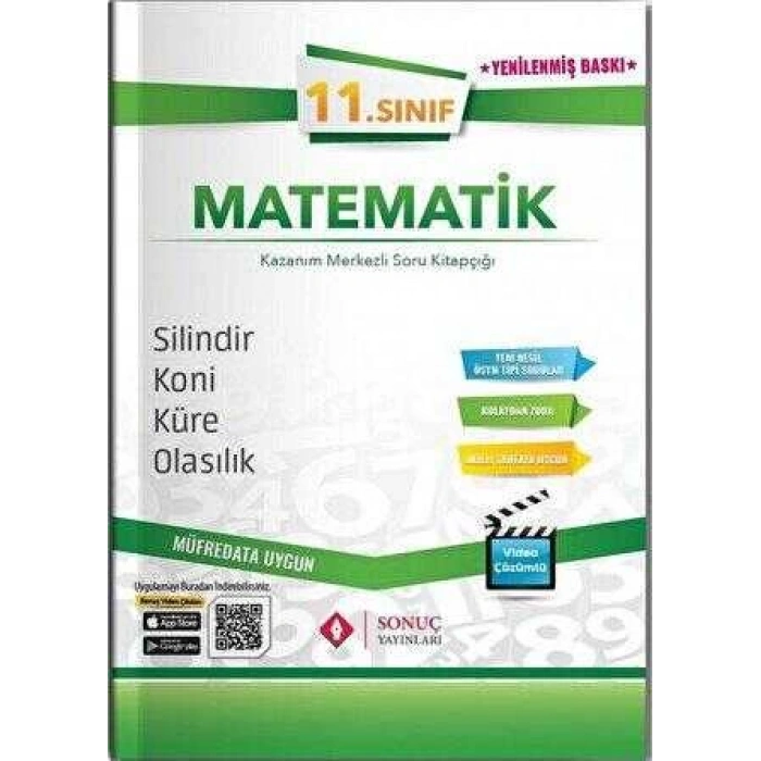 11. Sınıf Silindir Koni Küre Olasılık-Sonuç Yayınları
