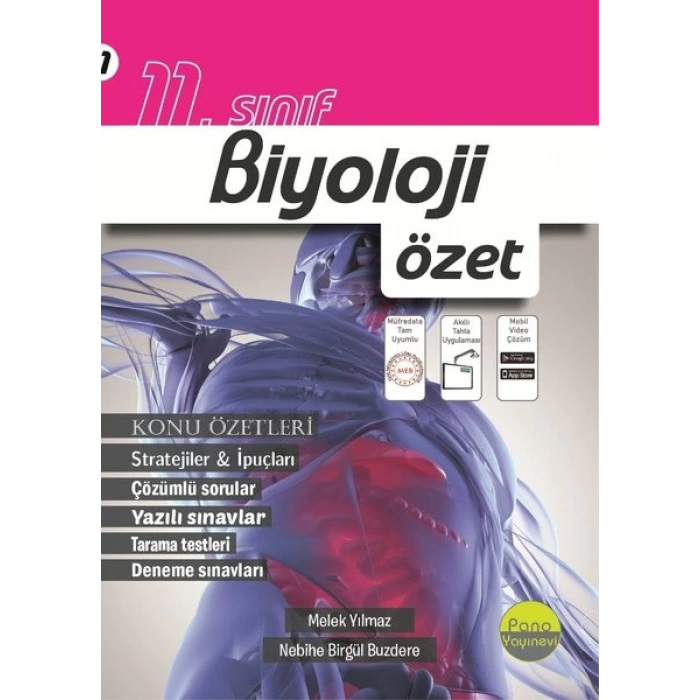 11.Sınıf Biyoloji Özet - Pano Yayınları