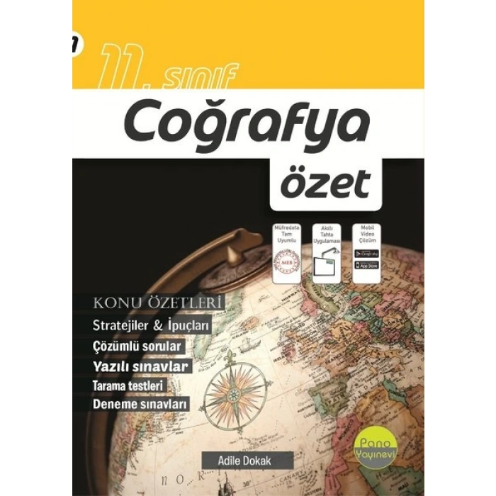 11.Sınıf Coğrafya Özet - Pano Yayınları