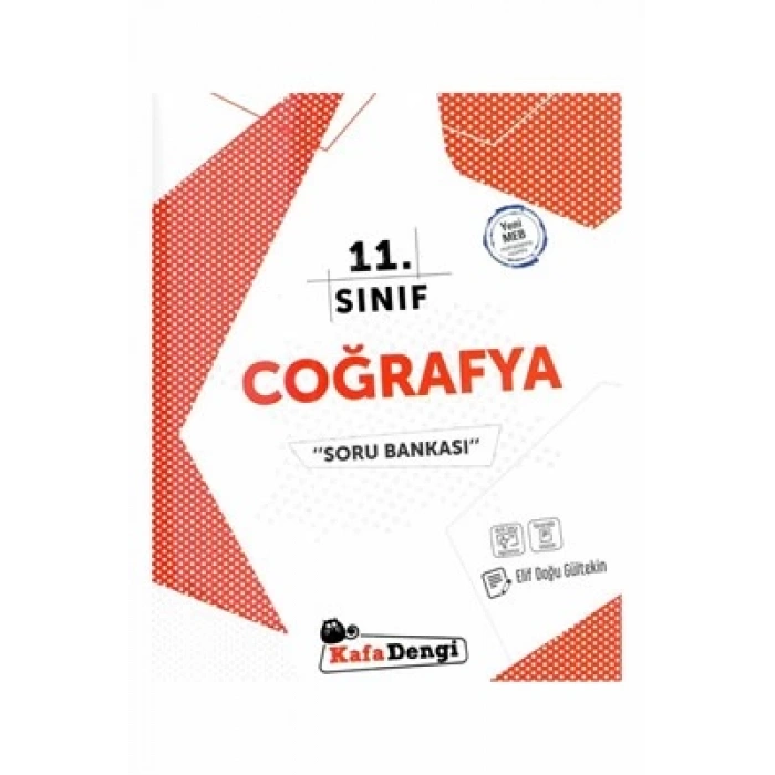 11.Sınıf Coğrafya Soru Bankası - Kafadengi Yayınları
