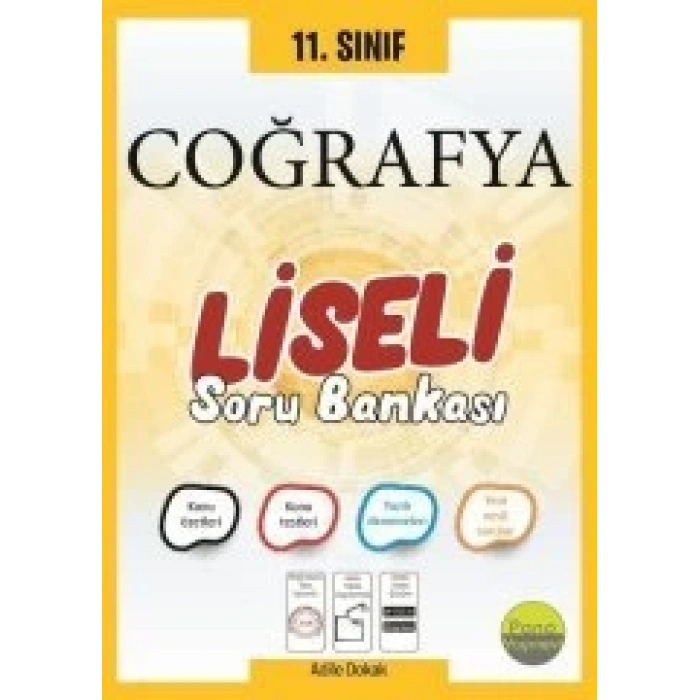 11.Sınıf Coğrafya Soru Bankası Liseli - Pano Yayınları