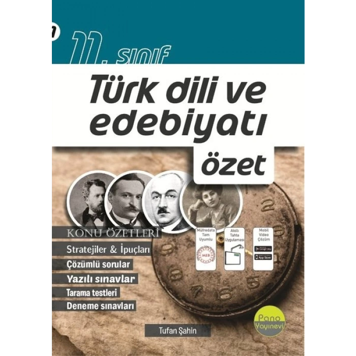 11.Sınıf Dili ve Edebiyatı Özet - Pano Yayınları