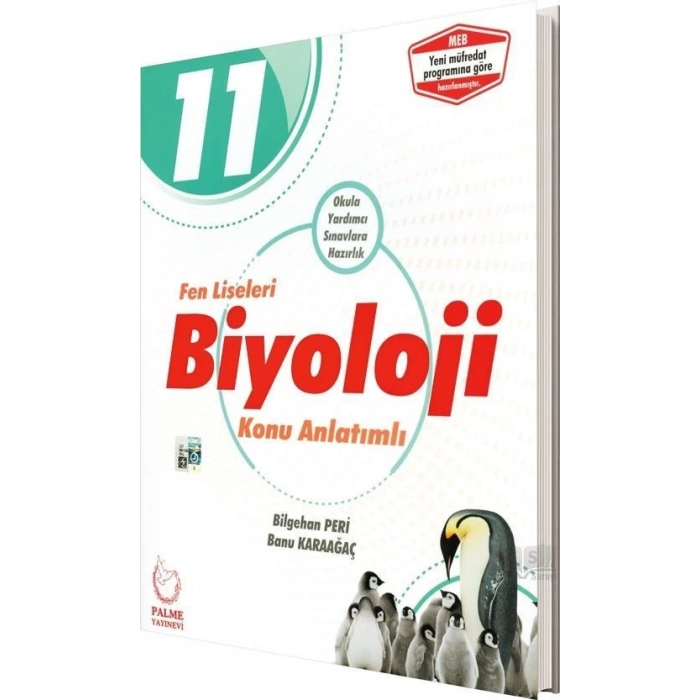 11.Sınıf Fen Liseleri Biyoloji Konu Anlatımlı(İADESİZ) Palme Yayınları